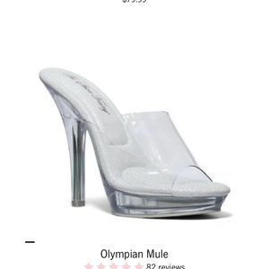 Olympic Mule competition heels
